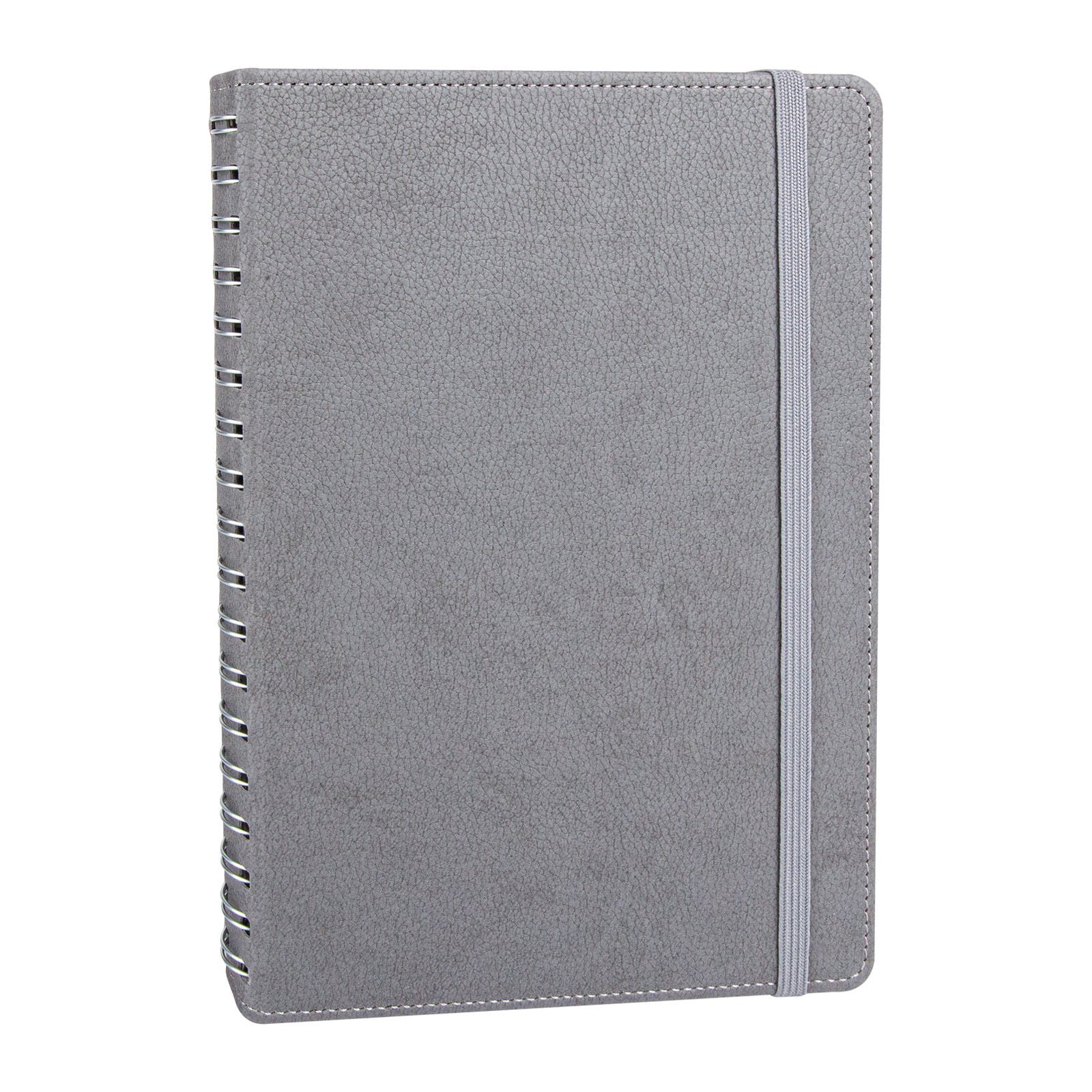 SÖĞÜTÖZÜ SİYAH SPİRALLİ TARİHSİZ DEFTER (17X24 CM) Gri