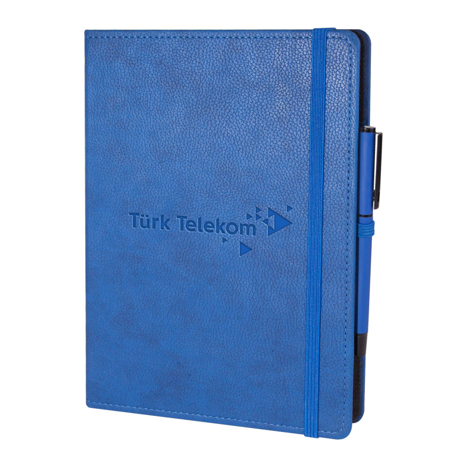 SÖĞÜTÖZÜ SİYAH SPİRALLİ TARİHSİZ DEFTER (17X24 CM) Lacivert