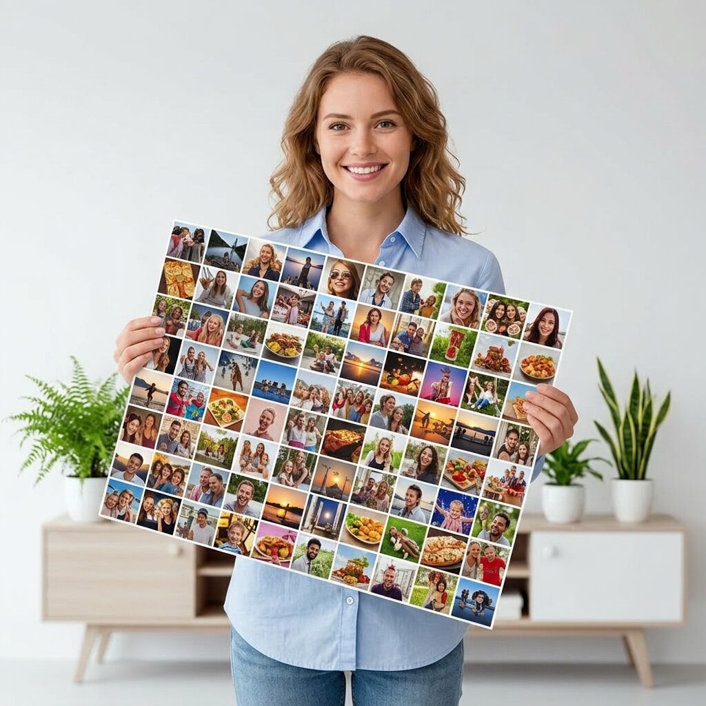 Albüm / Kolaj Poster | Kişiye Özel Fotoğraflı Poster Baskı - Giftcrea