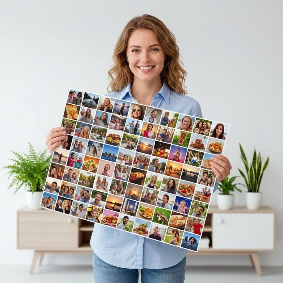 Albüm / Kolaj Poster | Kişiye Özel Fotoğraflı Poster Baskı - Giftcrea
