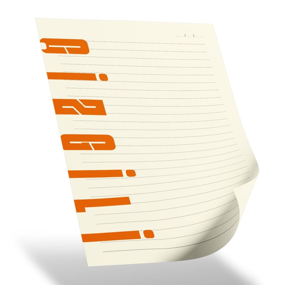 EMEK TARİHSİZ DEFTER Sarı - 13x21 CM