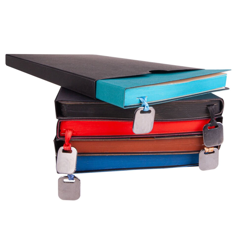 MALTEPE SİYAH TARİHSİZ DEFTER Turuncu - 13x21 CM