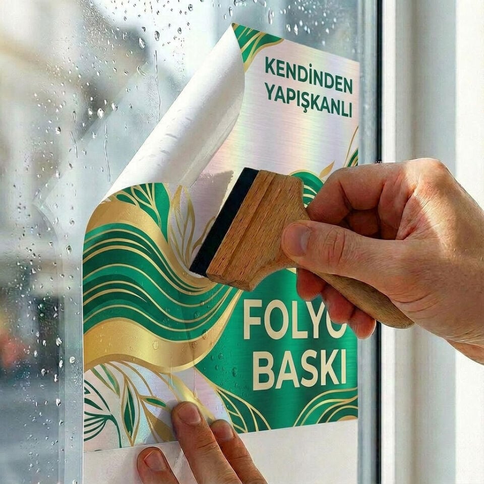 Yapışkanlı Folyo Baskı | Vitrin, Duvar ve Araç Folyo - Giftcrea
