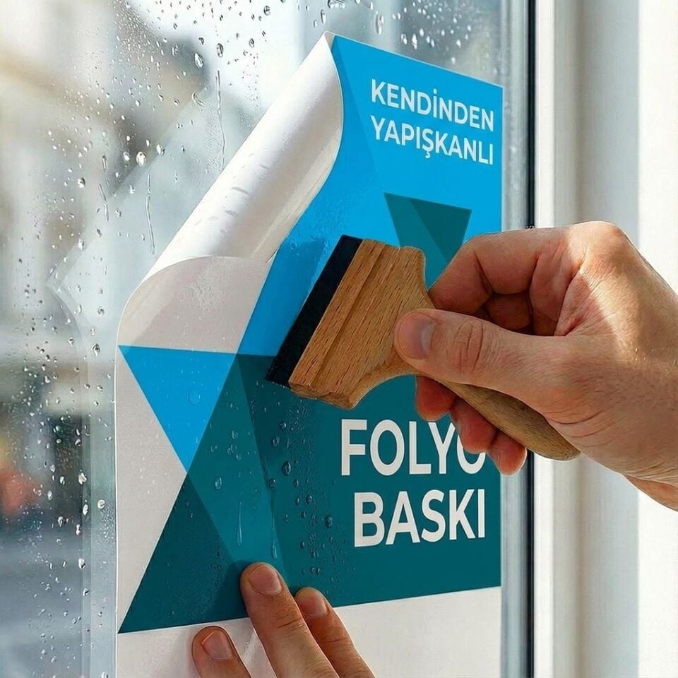 Yapışkanlı Folyo Baskı | Vitrin, Duvar ve Araç Folyo - Giftcrea