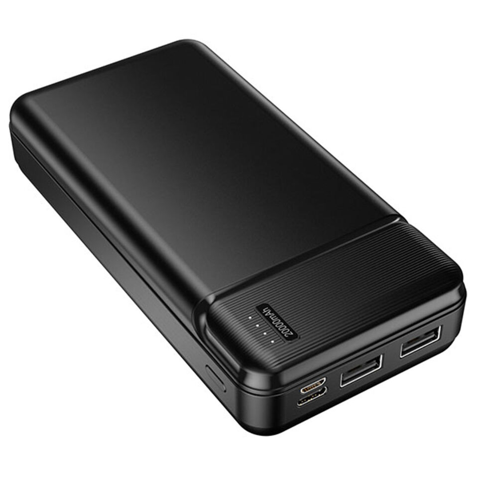 ORTACA 20.000 MAH SİYAH POWERBANK Siyah