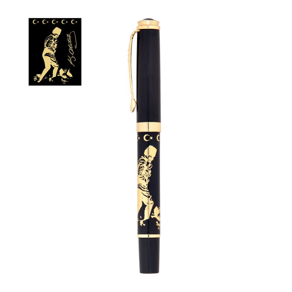 YÜREĞİR ATATÜRK KABARTMALI TEKLİ KALEM SETİ Mevlana Kabartmalı