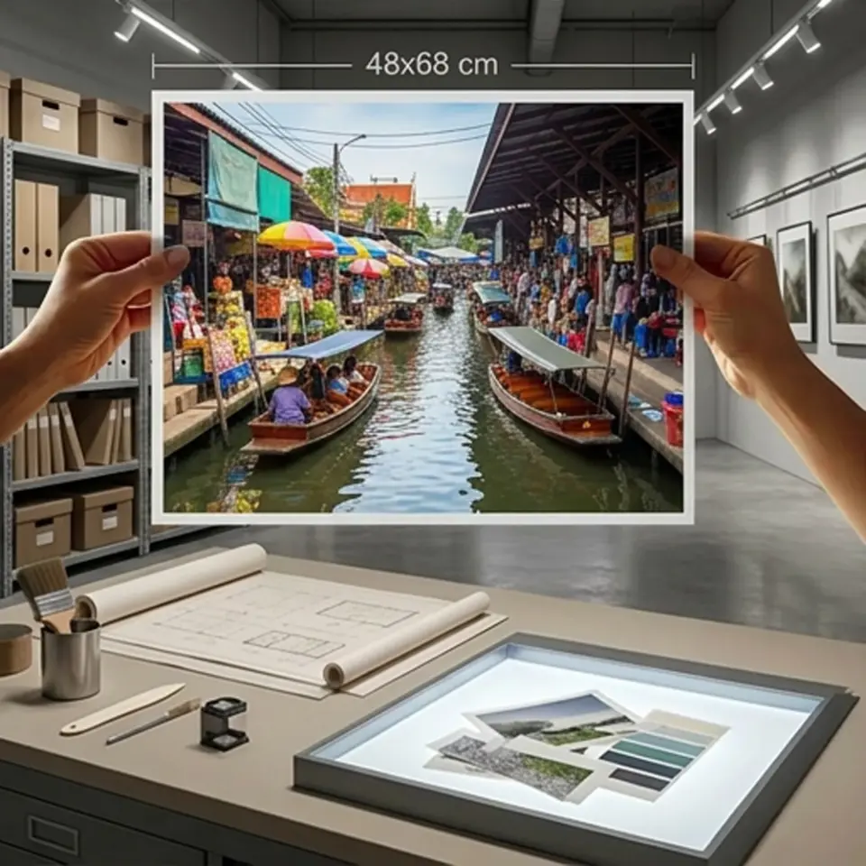 48x68 cm Renkli Dijital Baskı | Büyük Ebat Kuşe Baskı - Giftcrea