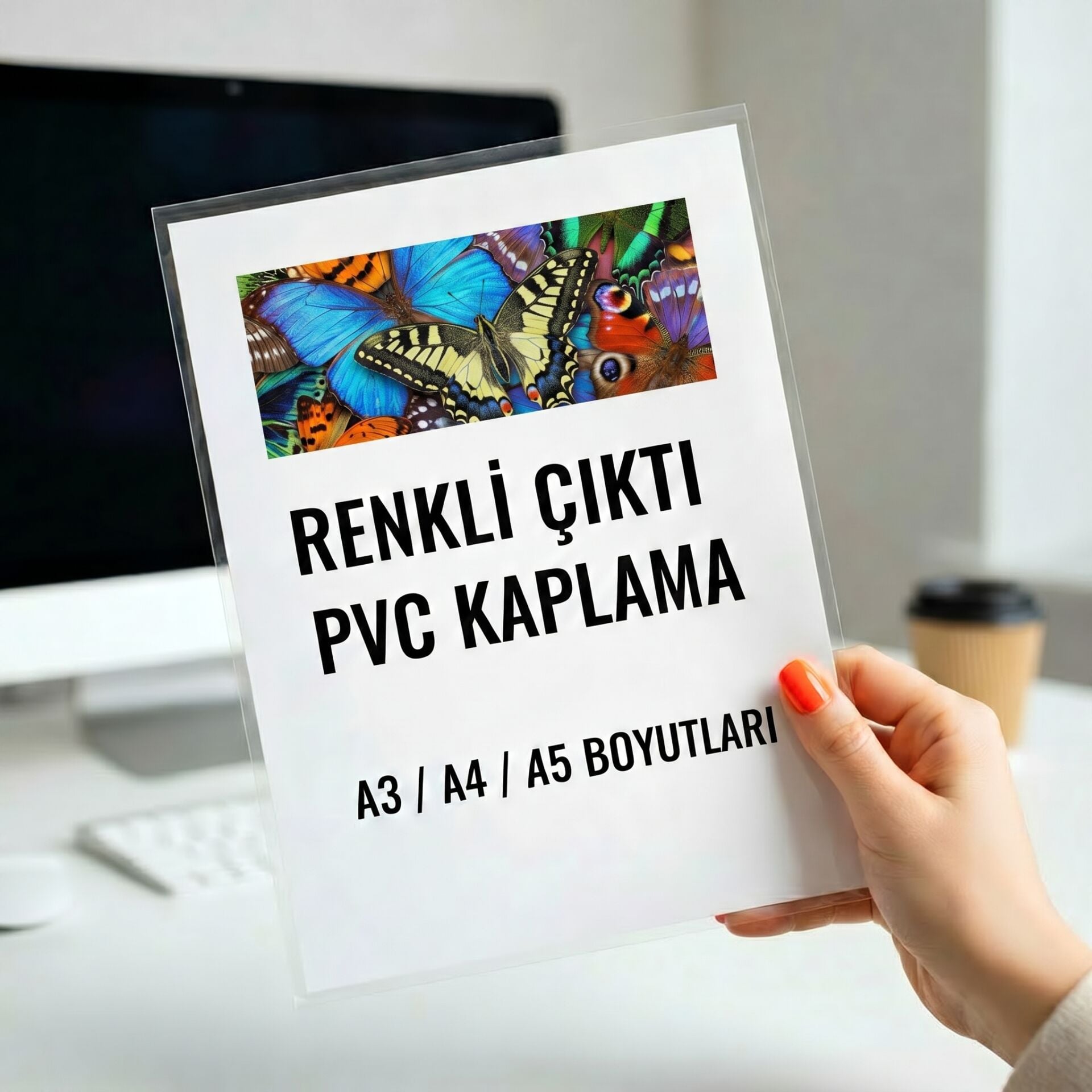 PVC Kaplamalı Baskı | A5, A4, A3 Laminasyon Baskı Hizmeti - Giftcrea