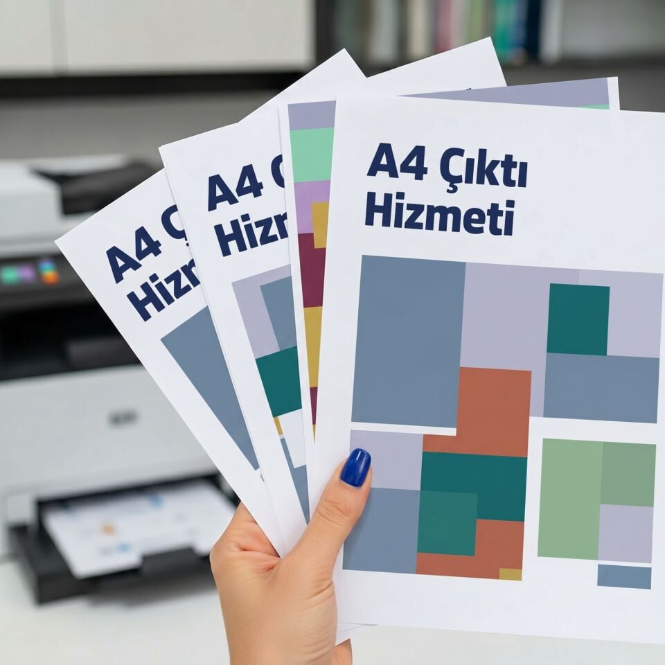 Siyah Beyaz ve Renkli Çıktı Hizmeti | Online Baskı Merkezi - Giftcrea