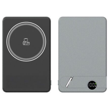 KİLYOS 10.000 MAH SİYAH MAGSAFE  ve  WIRELESS STANDLI POWERBANK