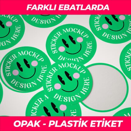 Opak Plastik Etiket Baskı – Dayanıklı ve Profesyonel Etiket Çözümü